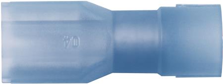 Elpress Heliso Spademuffe 1,5-2,5Mm² 6,3X0,8 Blå - 100 Stk.