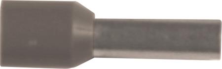 Elpress Iso. Terminalrør 4Mm² L10 Grå - 100 Stk.