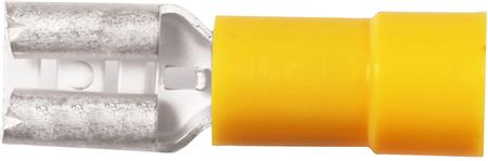 Elpress Iso. Spademuffe 4-6Mm² 9,5X1,2 Gul - 100 Stk.