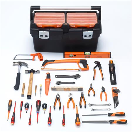 Bahco Elektrikersæt 42 Dele I Værktøjskasse