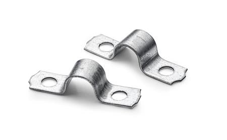 Nkt Kabelbøjle Ø15Mm 2Lap Varmgalvaniseret - 200 Stk.