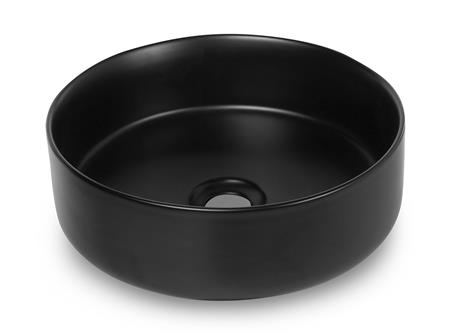 Blue Label Håndvask Rund 36X36X12Cm Mat Sort