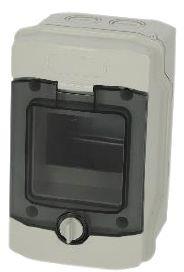 Fibox Gruppeafdækning 4 Moduler, 1 Række