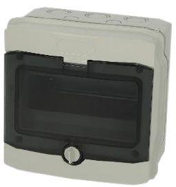 Fibox Gruppeafdækning 8 Moduler, 1 Række