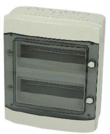 Fibox Gruppeafdækning 24 Moduler, 2 Rækker