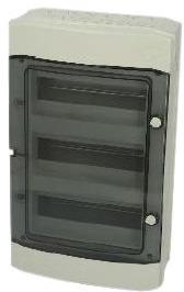 Fibox Gruppeafdækning 36 Moduler, 3 Rækker