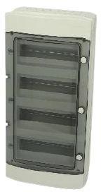 Fibox Gruppeafdækning 48 Moduler, 4 Rækker