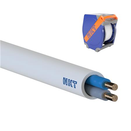 Nkt Eqqxb Xtra 1X2X1,0 Hvid Q1000 - 1000 Meter