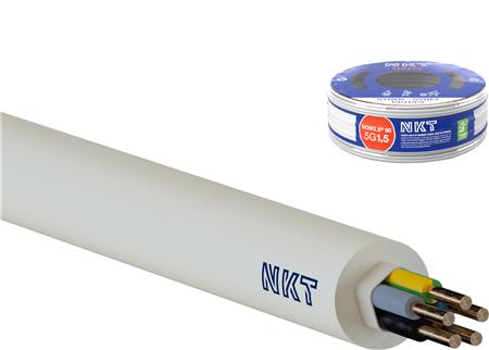 Nkt Kabel 5G1,5 Noiklx 90 Dca Lysegrå Rg50 - 50 Meter