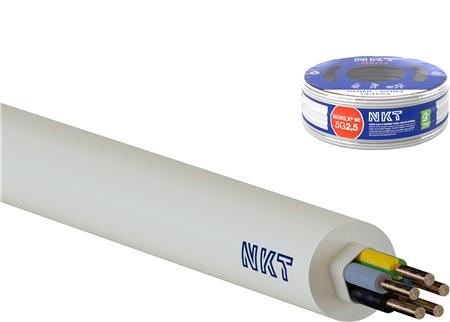 Nkt Kabel 5G2,5 Noiklx 90 Dca Lysegrå Rg50 - 50 Meter