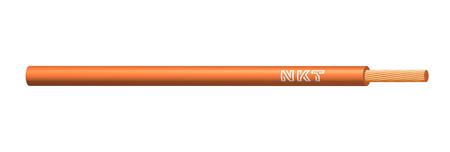 Nkt Ledning 1X0,75 Pvt Orange S100 - 100 Meter