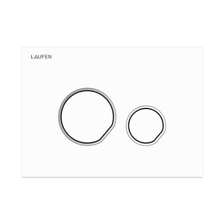 Laufen Lis Trykplade Aw105 Hvid