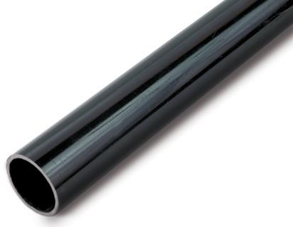 Dietzel Stålrør 16 Mm Sort Lakeret Metal 3 Meter - 3 Meter