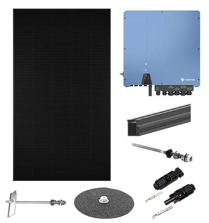 Solar 9,24Kwp Solpakke Tagpap Solplanet