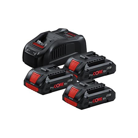 Bosch Startersæt Pc 18V 3X4Ah Gal 1880