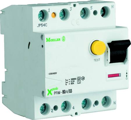 Eaton Fejlstrømsafbr. 80A 300Ma, 4P